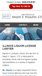 Mobile Screenshot of illinoisliquorlicenselawyer.com